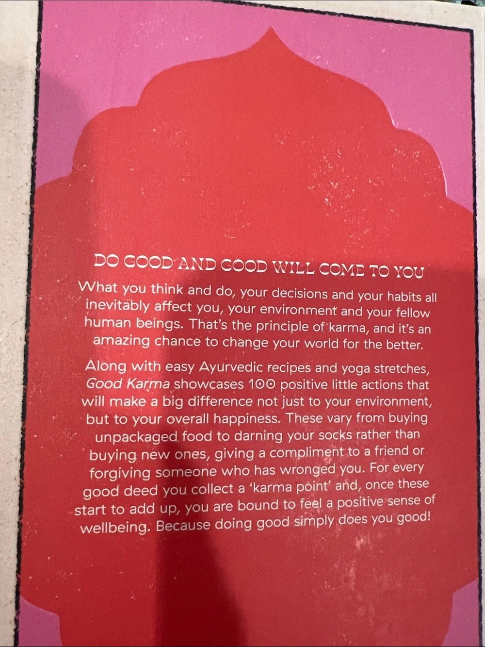 🟣 BOGO! Like New! Good Karma - How To Make The World A Better Place Book